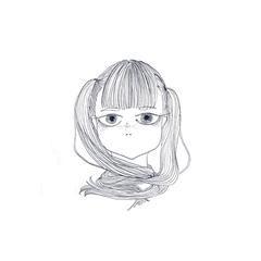 雰囲気重視の似顔絵アイコンです