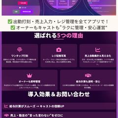 小規模飲食店向けアプリ