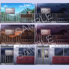 きさらぎ駅背景イラスト素材