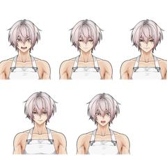 キャラクターデザイン、立ち絵の表情差分