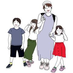 ファミリー似顔絵