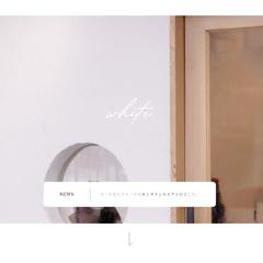 WHITE. cafe 様のウェブサイト制作