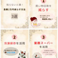 節約系の架空インスタグラム投稿用画像作成