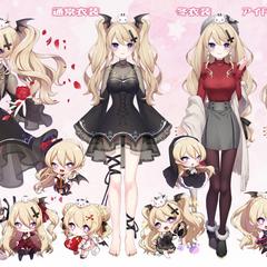 Vtuberデザイン、SDイラスト