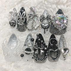 地雷系ネイルチップ✩⡱