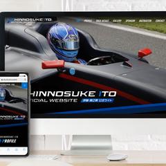 レーシングドライバーの個人ホームページ作成