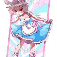 【練習】モチーフ：うさぎ×メイド服