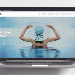 コーポレートサイト（リゾートバイト）のサイト作成