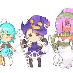 魔法使いの立ち絵