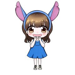スティッチが好きな女の子
