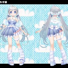 Vtuber【くものちふれす】様３Dモデリング