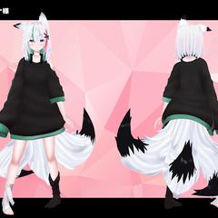 Vtuber【牙桜アシナ】様３Ｄモデリング