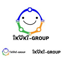 手を取り合っているロゴ。