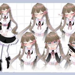 TRPG立ち絵(差分有り)
