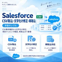 Salesforce CSV取込支援ポートフォリオ