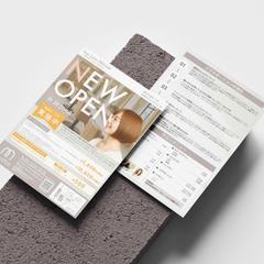 チラシ｜Hair Salon Mirror様