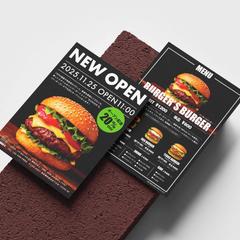 チラシ｜BURGER'S BURGER様