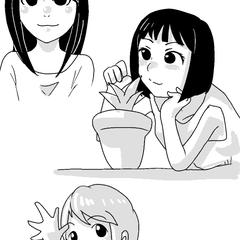 モノクロ風カットイラスト