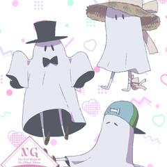 シーツおばけのキャラクター作成