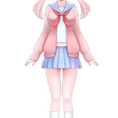 自作live2Dモデル下絵
