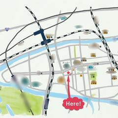 教育関連施設の地図