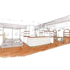 手描きパース（大パース　A３）の参考です。