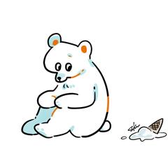 しろくまとあいす