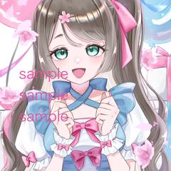 誕生日イラストの作成