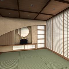 畳ホールの家