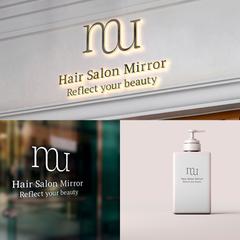 ロゴデザイン｜Hair Salon Mirror 様