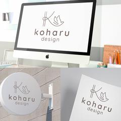 ロゴデザイン｜koharu design