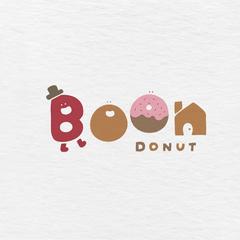 ドーナツ屋「Boon」ロゴ制作