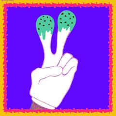 チョコミントピース