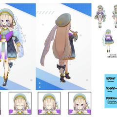 イラストレーター名取なと様のオリジナルキャラ”トナリさん”