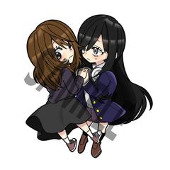 デフォルメの女の子