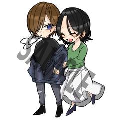 デフォルメの女の子