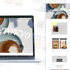 カフェのWebサイト制作