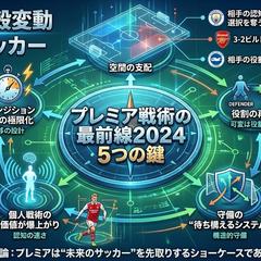 プレミア戦術の最前線2024・5つの鍵