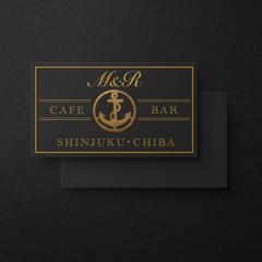CAFE BAR M&R様　ショップカード