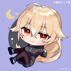 Vtuber様デフォルメイラスト　絵柄寄せサンプル