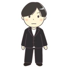 シンプルな絵柄での似顔絵作成