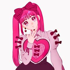 リボンハート
