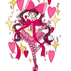 大きいピンクリボンアイドル
