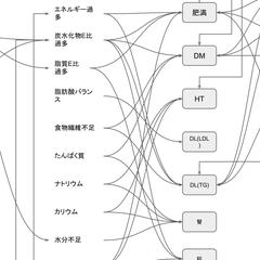 保健指導の思考回路図