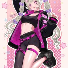 ライバー生誕グッズイラスト