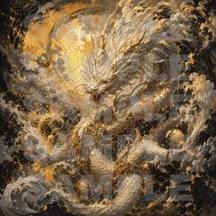 開運絵【戦闘の龍】