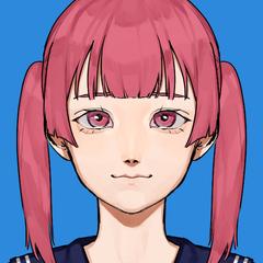 証明写真風イラスト