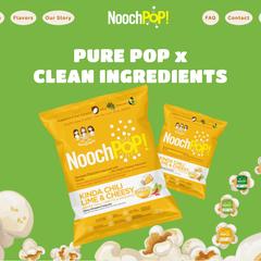 NoochPop(ポップコーン)の商品ページ