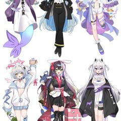2024年作成させていただいたVライバー様（イリアム含む）