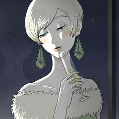 自主制作　漫画系女性イラスト